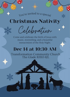 Nativity Service Flyer 2025